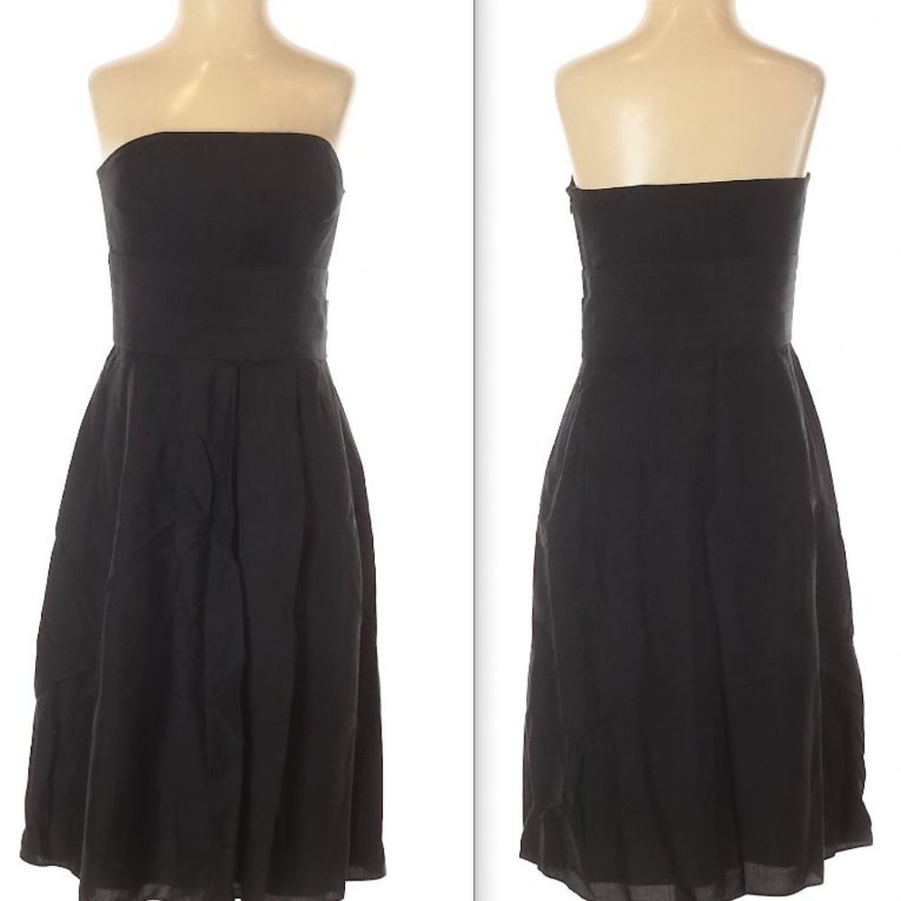 ANN TAYLOR Silk Little Black Dress (LBD)